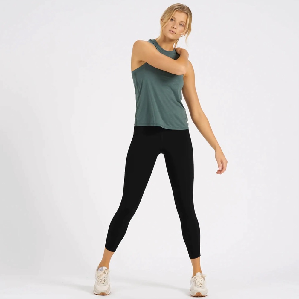 Vuori Stride Legging In Black Size S